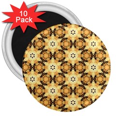 Faux Animal Print Pattern 3  Magnets (10 Pack)  by GardenOfOphir