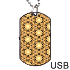 Faux Animal Print Pattern Dog Tag Usb Flash (one Side) by GardenOfOphir