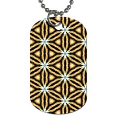 Faux Animal Print Pattern Dog Tag (two Sides) by GardenOfOphir