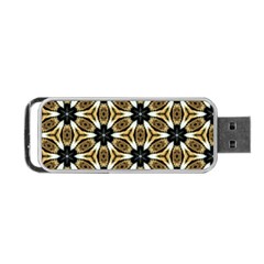 Faux Animal Print Pattern Portable Usb Flash (one Side) by GardenOfOphir