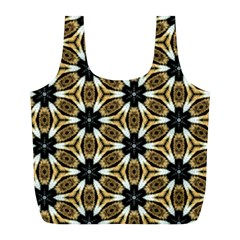 Faux Animal Print Pattern Full Print Recycle Bags (l)  by GardenOfOphir