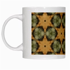 Faux Animal Print Pattern White Mugs by GardenOfOphir