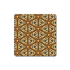 Faux Animal Print Pattern Square Magnet by GardenOfOphir