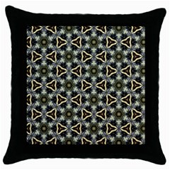 Faux Animal Print Pattern Throw Pillow Cases (black) by GardenOfOphir