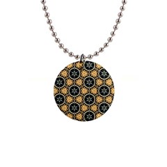 Faux Animal Print Pattern Button Necklaces by GardenOfOphir