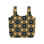 Faux Animal Print Pattern Full Print Recycle Bags (S)  Front