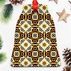 Faux Animal Print Pattern Ornament (bell) 