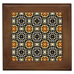 Faux Animal Print Pattern Framed Tiles by GardenOfOphir