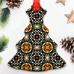 Faux Animal Print Pattern Christmas Tree Ornament (2 Sides)