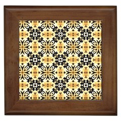 Faux Animal Print Pattern Framed Tiles by GardenOfOphir