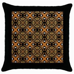 Faux Animal Print Pattern Throw Pillow Cases (Black)