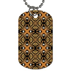 Faux Animal Print Pattern Dog Tag (Two Sides)