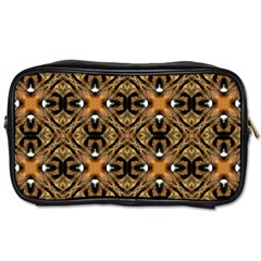 Faux Animal Print Pattern Toiletries Bags