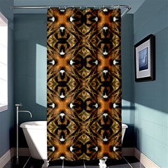 Faux Animal Print Pattern Shower Curtain 36  x 72  (Stall) 