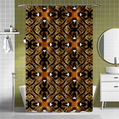 Faux Animal Print Pattern Shower Curtain 48  x 72  (Small) 