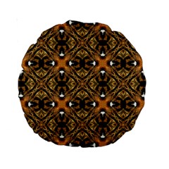 Faux Animal Print Pattern Standard 15  Premium Round Cushions