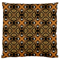 Faux Animal Print Pattern Large Flano Cushion Cases (one Side)  by GardenOfOphir