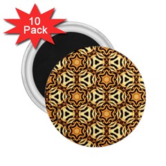 Faux Animal Print Pattern 2 25  Magnets (10 Pack)  by GardenOfOphir