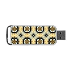 Faux Animal Print Pattern Portable Usb Flash (one Side) by GardenOfOphir