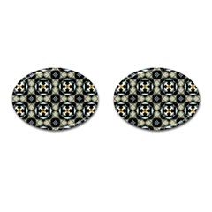 Faux Animal Print Pattern Cufflinks (oval) by GardenOfOphir