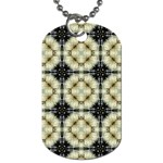 Faux Animal Print Pattern Dog Tag (One Side) Front