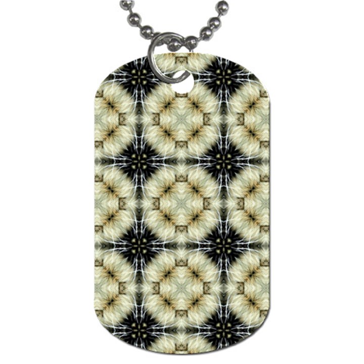 Faux Animal Print Pattern Dog Tag (One Side)