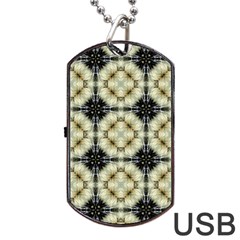 Faux Animal Print Pattern Dog Tag Usb Flash (one Side) by GardenOfOphir