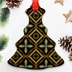 Faux Animal Print Pattern Ornament (christmas Tree)