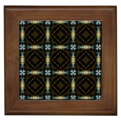 Faux Animal Print Pattern Framed Tiles by GardenOfOphir