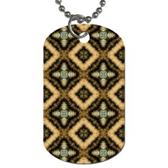 Faux Animal Print Pattern Dog Tag (one Side) by GardenOfOphir