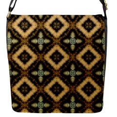 Faux Animal Print Pattern Flap Messenger Bag (s)