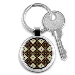 Faux Animal Print Pattern Key Chains (round)  by GardenOfOphir