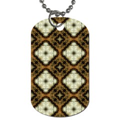 Faux Animal Print Pattern Dog Tag (one Side) by GardenOfOphir