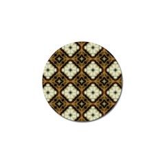 Faux Animal Print Pattern Golf Ball Marker by GardenOfOphir