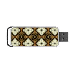 Faux Animal Print Pattern Portable Usb Flash (two Sides) by GardenOfOphir