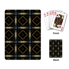 Faux Animal Print Pattern Playing Card by GardenOfOphir