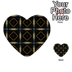 Faux Animal Print Pattern Multi-purpose Cards (heart) 