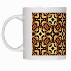 Faux Animal Print Pattern White Mugs by GardenOfOphir