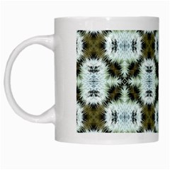 Faux Animal Print Pattern White Mugs by GardenOfOphir