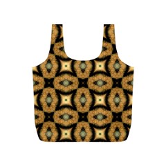 Faux Animal Print Pattern Full Print Recycle Bags (s) 