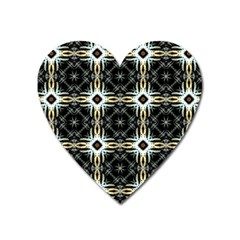 Faux Animal Print Pattern Heart Magnet by GardenOfOphir