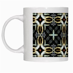 Faux Animal Print Pattern White Mugs by GardenOfOphir