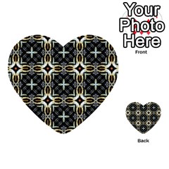 Faux Animal Print Pattern Multi-purpose Cards (heart)  by GardenOfOphir