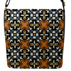 Faux Animal Print Pattern Flap Messenger Bag (s)