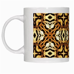 Faux Animal Print Pattern White Mugs by GardenOfOphir