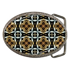 Faux Animal Print Pattern Belt Buckles