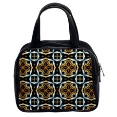 Faux Animal Print Pattern Classic Handbags (2 Sides)