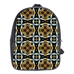 Faux Animal Print Pattern School Bags(Large) 