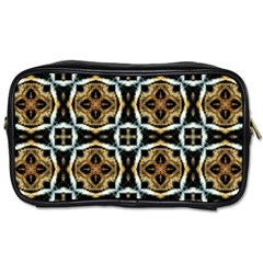 Faux Animal Print Pattern Toiletries Bags