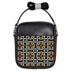 Faux Animal Print Pattern Girls Sling Bags